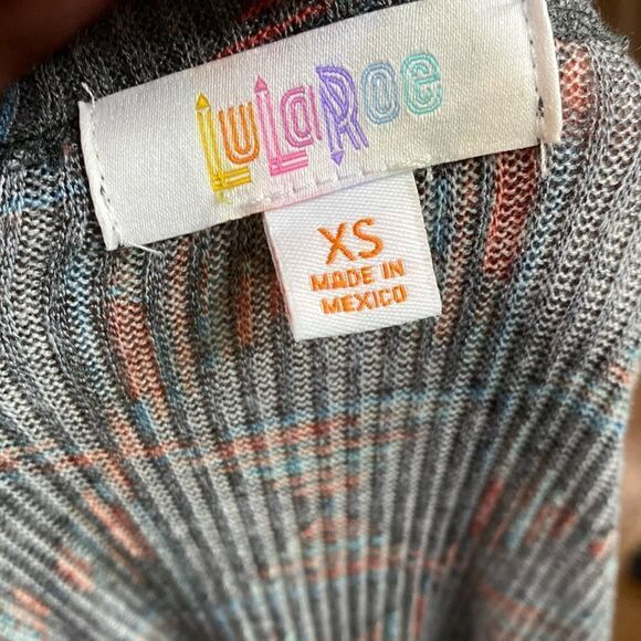 NWT Lularoe Sarah Open Front Longline Cardigan Geo Print - Picture 9 of 14